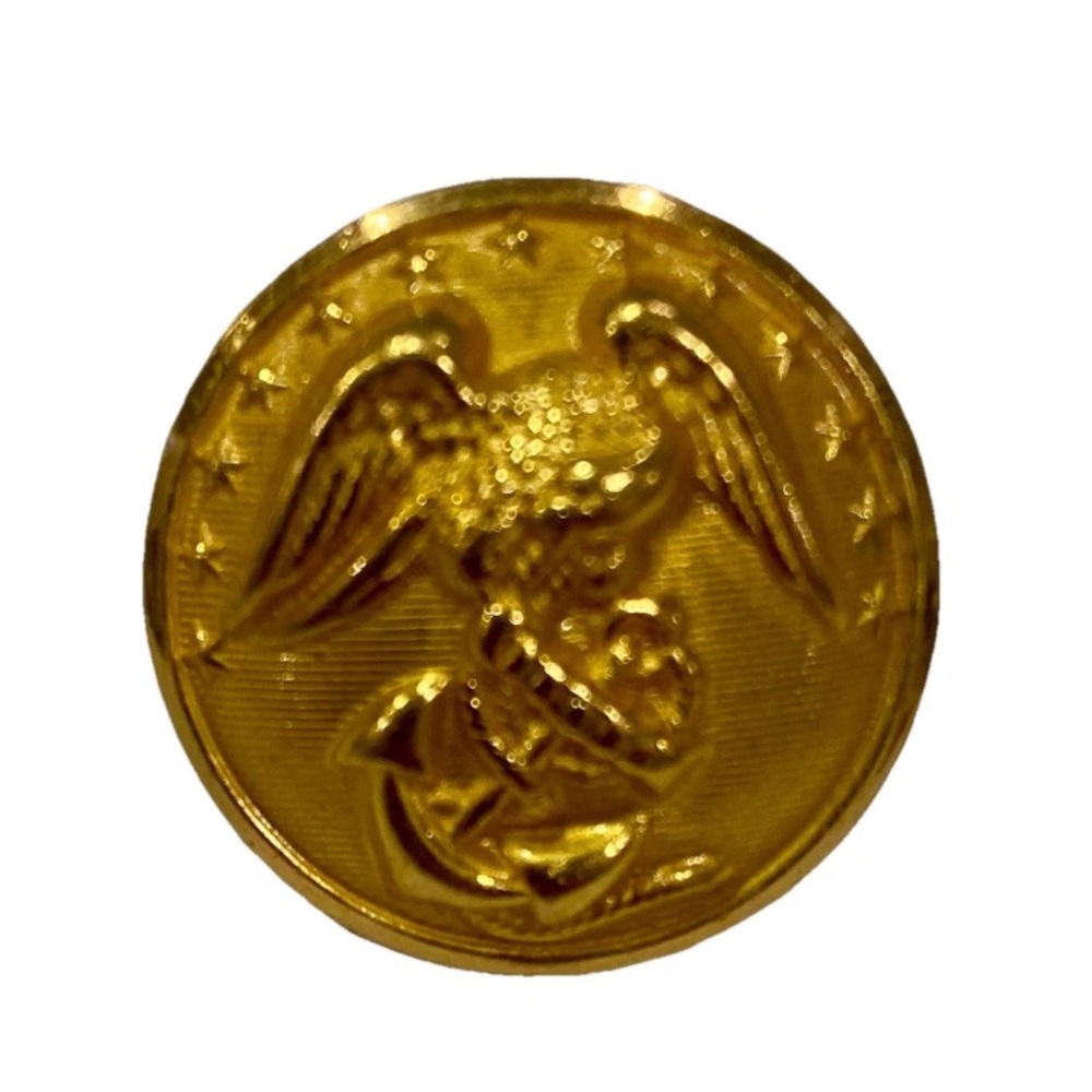25 USMC Uniform Button Waterbury Button Co Eagle Globe Anchor w/ Stars Pre-1943